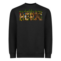 Black my daddy is my hero army western Heavyweight Sweatshirt - texasbilliewilder
