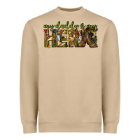 Mushroom my daddy is my hero army western Heavyweight Sweatshirt - texasbilliewilder