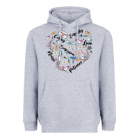 Heather Grey nurse Heavyweight Hoodie - MaliasSmallBusiness