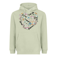 Matcha nurse Heavyweight Hoodie - MaliasSmallBusiness