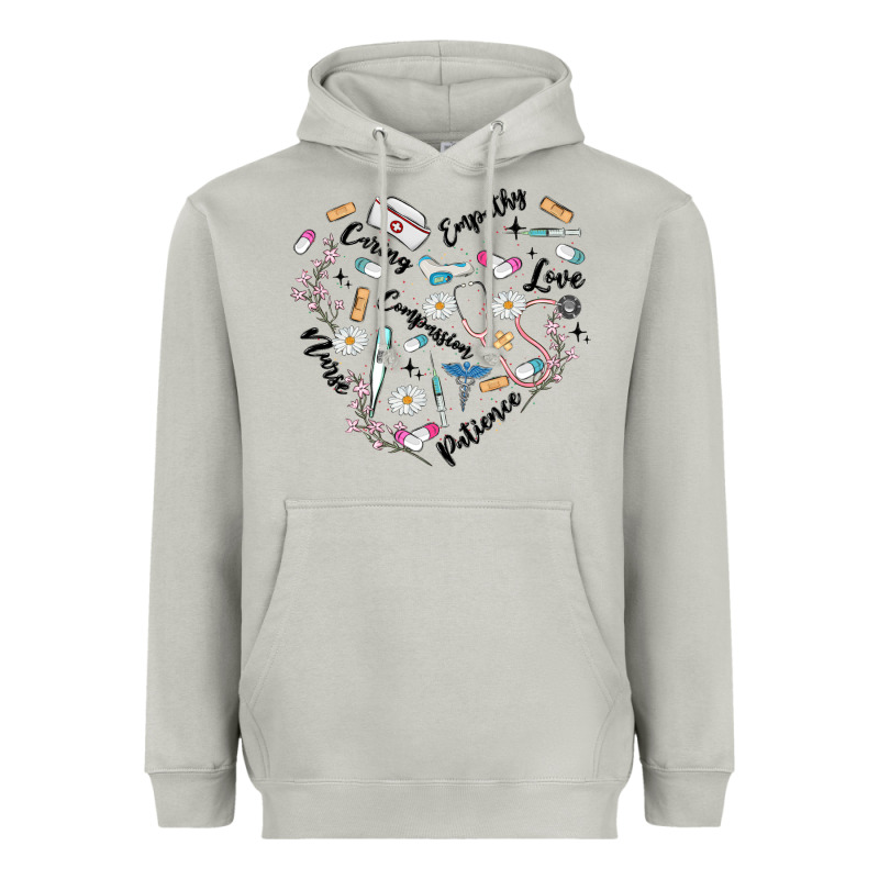 Nurse Heavyweight Hoodie by MaliasSmallBusiness | Teevron