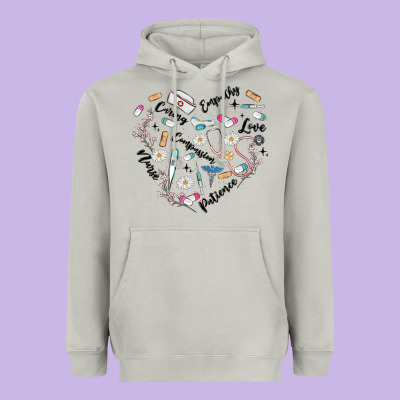Nurse Heavyweight Hoodie Designed By Maliassmallbusiness