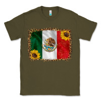 Army Green mexico flag background Classic Tee - HRA Design Shop