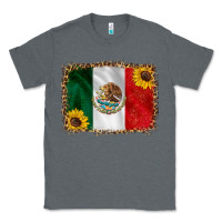 Charcoal Heather mexico flag background Classic Tee - HRA Design Shop