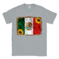 Heather Grey mexico flag background Classic Tee - HRA Design Shop