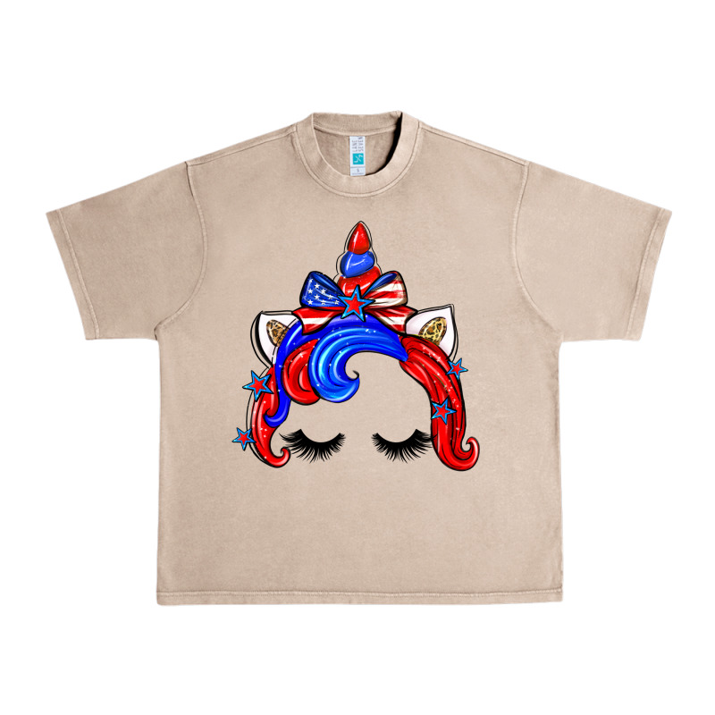 4th Of July Unicorn Urban Heavy Tee by Zillion Design Studio | Teevron