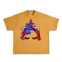 Peanut Butter 4th of july unicorn Urban Heavy Tee - Zillion Design Studio
