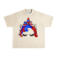 Sandshell 4th of july unicorn Urban Heavy Tee - Zillion Design Studio