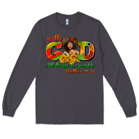 Smoke with god all things are possible juneteenth Long Sleeve Tee - AdoDesignShop