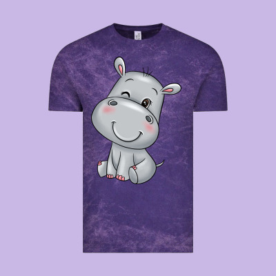 Hippo Vintage Tee Designed By Texasbilliewilder