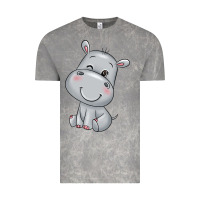 Cloud Rock hippo Vintage Tee - texasbilliewilder