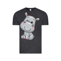 Vintage Black hippo Vintage Tee - texasbilliewilder