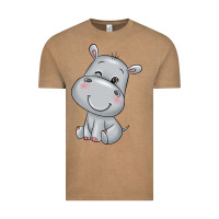 Vintage Coffee hippo Vintage Tee - texasbilliewilder