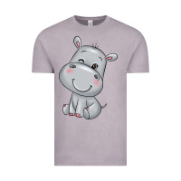 Vintage Zinc hippo Vintage Tee - texasbilliewilder