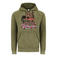Vintage Olive Mother's Day Mama Bear Hunting Fish Vintage Hoodie - RanaPortraitStore