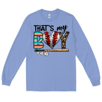 Colony Blue baseball Long Sleeve Tee - CowhideDigitalArt