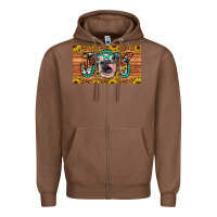 Chestnut joy sippy cup Zipper Hoodie - Artiststas