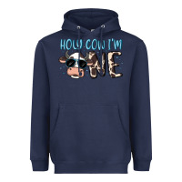 Navy holy cow i'm one Heavyweight Hoodie - MaliasSmallBusiness
