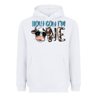 White holy cow i'm one Heavyweight Hoodie - MaliasSmallBusiness