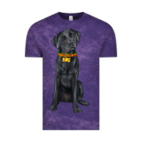 Cloud Purple labrador retriever with overflow Vintage Tee - texasbilliewilder