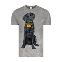 Cloud Rock labrador retriever with overflow Vintage Tee - texasbilliewilder