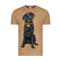Vintage Camel labrador retriever with overflow Vintage Tee - texasbilliewilder