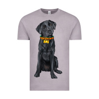 Vintage Zinc labrador retriever with overflow Vintage Tee - texasbilliewilder