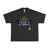 Pigment Black senior 2022 graduation cap Urban Heavy Tee - RanaPortraitStore