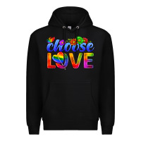 Black Pride LGBTQ+ Choose Love Premium Hoodie - BundleAndBundleShop
