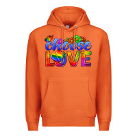 Carrot Pride LGBTQ+ Choose Love Premium Hoodie - BundleAndBundleShop