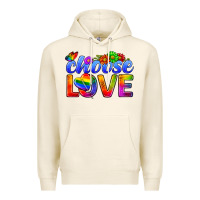 Tofu Pride LGBTQ+ Choose Love Premium Hoodie - BundleAndBundleShop