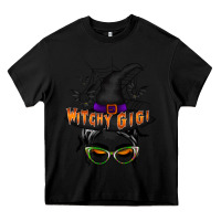 Black witchy gigi Heavy Core Tee - RacoonDesign