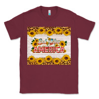 Burgundy god bless america tumbler Classic Tee - HRA Design Shop