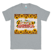Heather Grey god bless america tumbler Classic Tee - HRA Design Shop