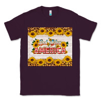 Plum god bless america tumbler Classic Tee - HRA Design Shop
