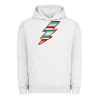 Pigment Lunar Rock Teal and Orange Serape Lightning Urban Hoodie - Bettercallsaul