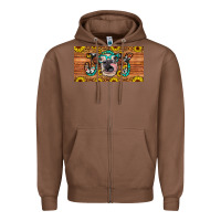 Chestnut joy license plate Zipper Hoodie - Artiststas