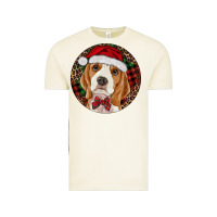 Vintage Arctic beagle christmas ornament Vintage Tee - RanaPortraitStore