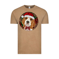 Vintage Coffee beagle christmas ornament Vintage Tee - RanaPortraitStore
