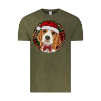 Vintage Olive beagle christmas ornament Vintage Tee - RanaPortraitStore