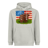 Moon Dust American cows Heavyweight Hoodie - MaliasSmallBusiness
