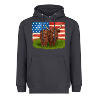 Smoke American cows Heavyweight Hoodie - MaliasSmallBusiness