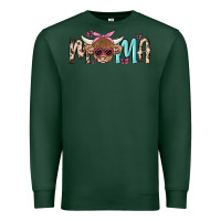 Sports Green mama cow Premium Sweatshirt - MaliasSmallBusiness