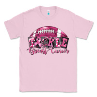 Bubblegum Pink Tickle Breast Cancer Football Classic Tee - FaDigitalArtStudio