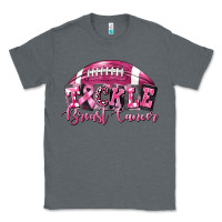 Charcoal Heather Tickle Breast Cancer Football Classic Tee - FaDigitalArtStudio