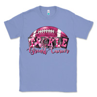 Colony Blue Tickle Breast Cancer Football Classic Tee - FaDigitalArtStudio