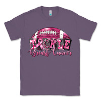 Lavender Tickle Breast Cancer Football Classic Tee - FaDigitalArtStudio