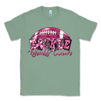 Sage Tickle Breast Cancer Football Classic Tee - FaDigitalArtStudio