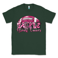 Sports Green Tickle Breast Cancer Football Classic Tee - FaDigitalArtStudio