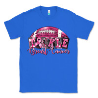 True Royal Tickle Breast Cancer Football Classic Tee - FaDigitalArtStudio